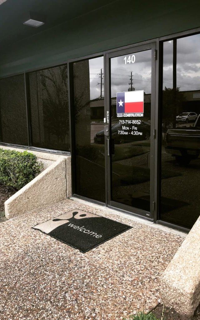 KMR Construction offices at 8700 Jameel Rd., Ste. 140, Houston, TX 77040